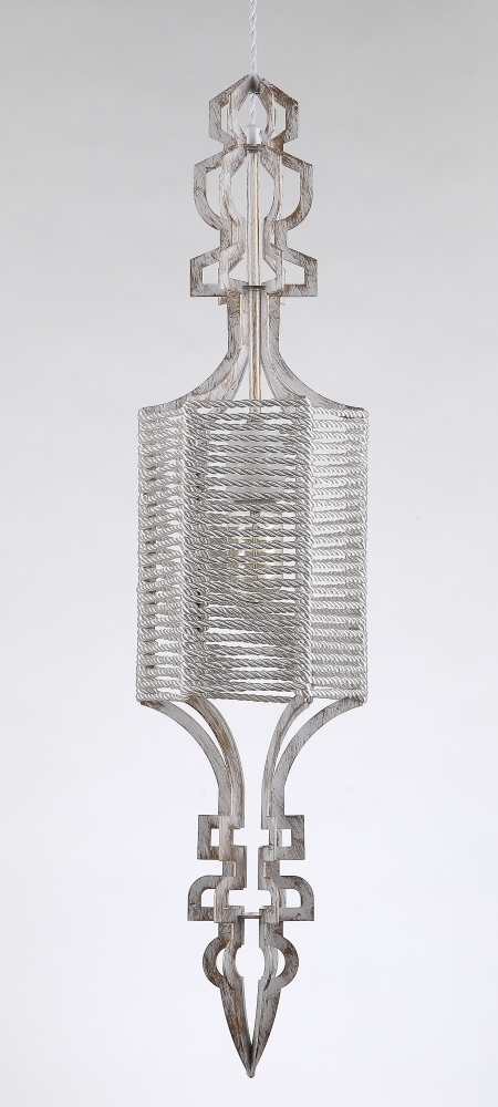 Светильник подвесной Crystal Lux PRIMA SP1 B WHITE-GOLD/WHITE