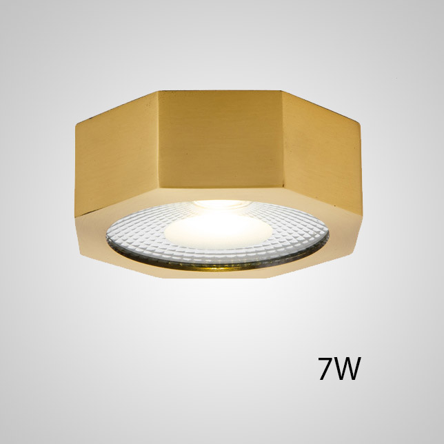 Точечный светильник MAUD D10 Brass 7W by ImperiumLoft