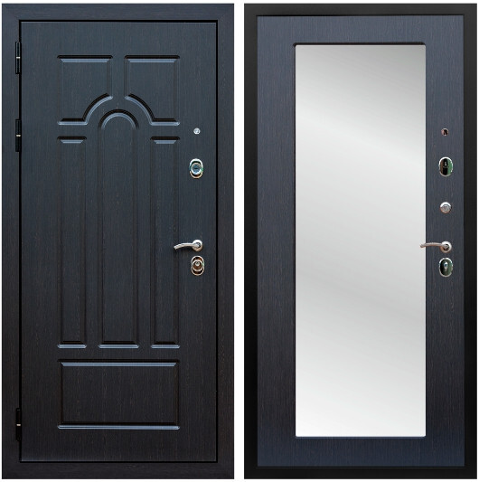 Дверь входная Graf Эврика МДФ 10 мм ФЛ-58 Венге / МДФ 10 мм ФЛЗ пастораль Венге