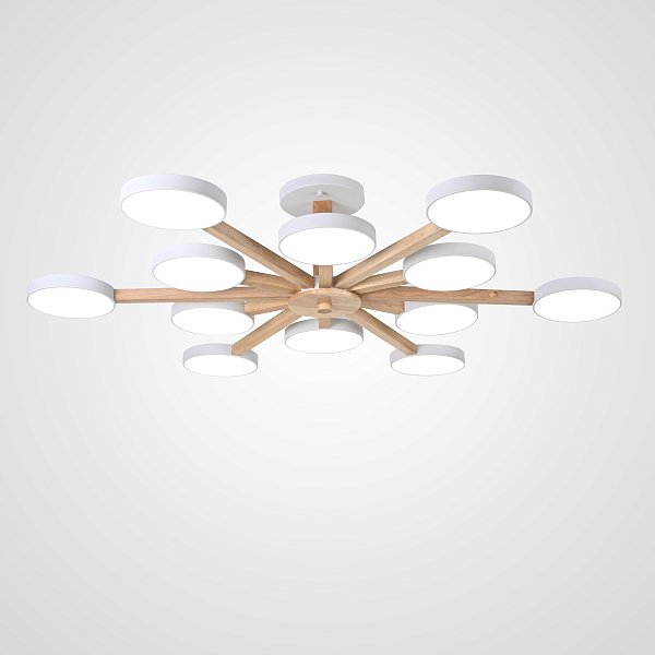 Потолочный светильник TURNA L12 White by ImperiumLoft