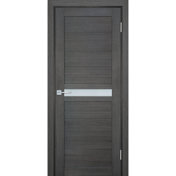 Межкомнатная дверь Graf ТЕХНО-703 белый сатинат Грей (1900 х 600)