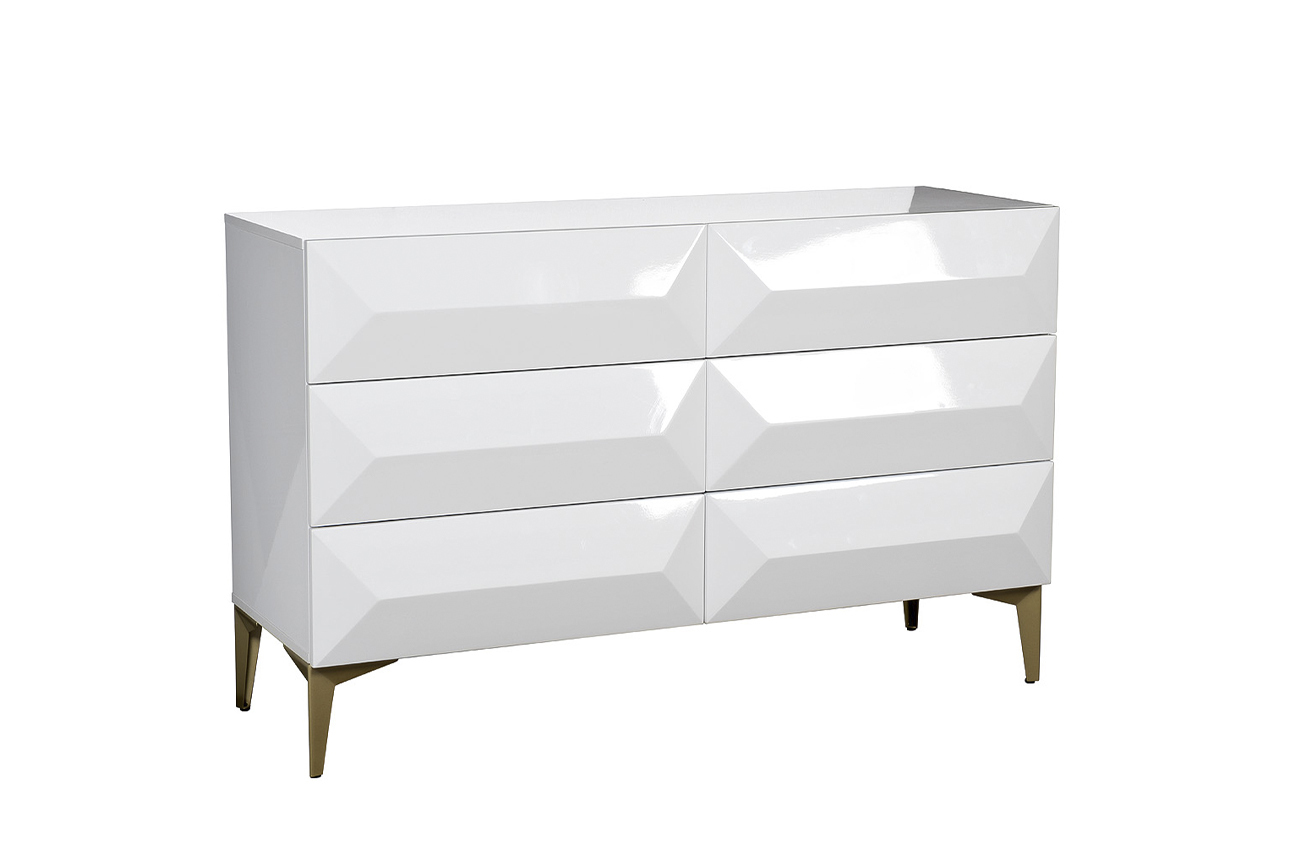 Комод белый Garda Decor 40AD-CB253