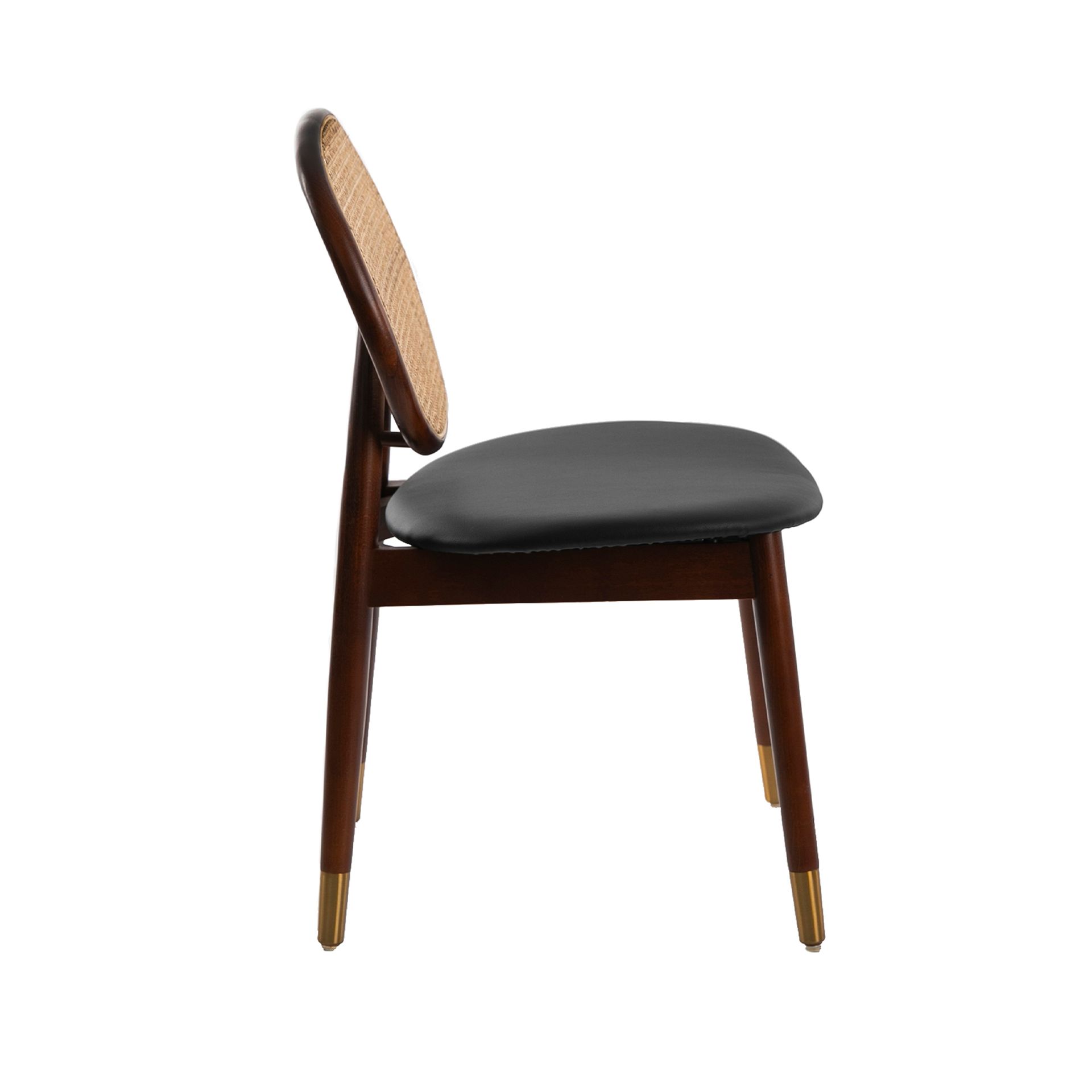 Стул DC1599 /4093 из экокожи и ротанга Angel Cerda