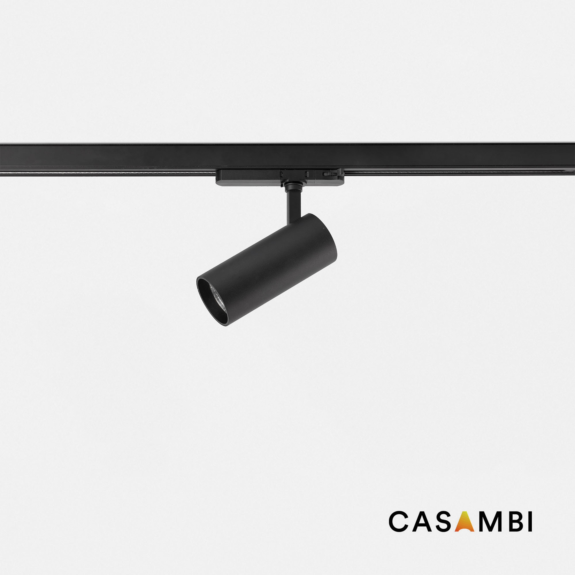 Трековый светильник Fost Ш70 43W черный 23° 3000K CRI90 CASAMBI Faro