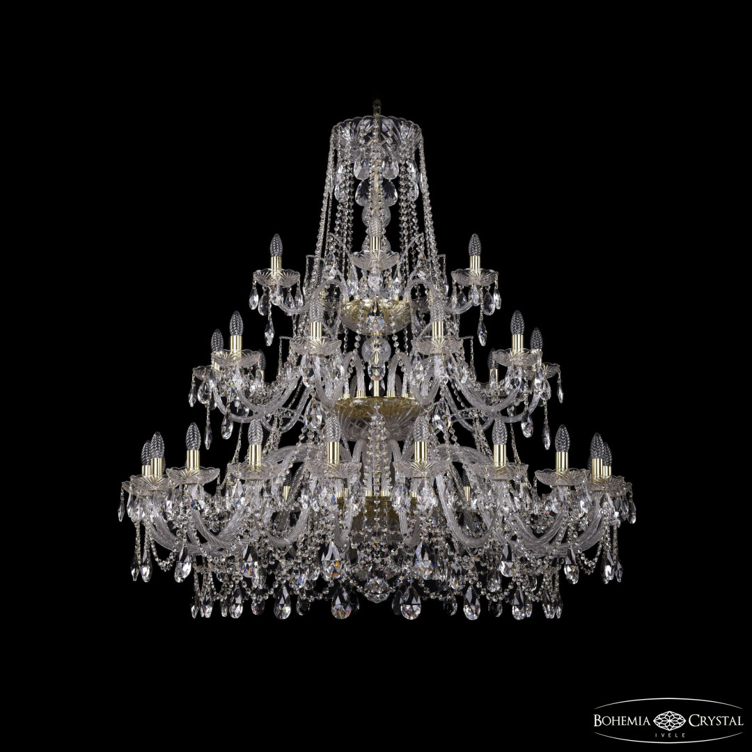 Люстра хрустальная 1411/20+10+5/460/3d G