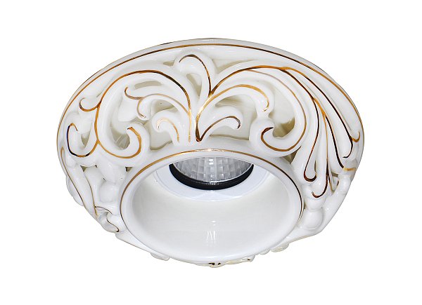 Встраиваемый светильник Donolux N1630-White+gold