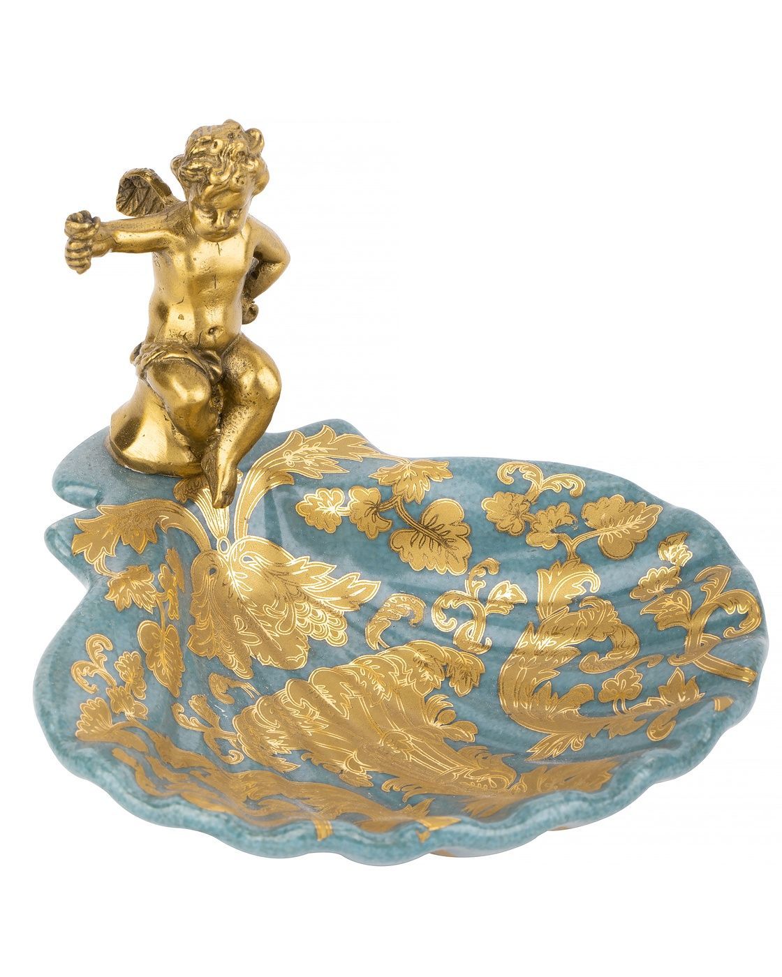 Блюдо с ангелом Glasar 31G0050/C562C/NB4199