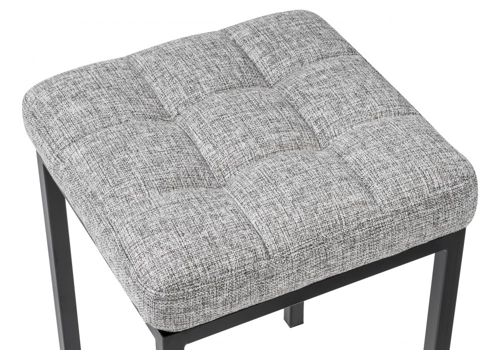 Стул Woodville Байя рогожка графит / черный матовый 424171