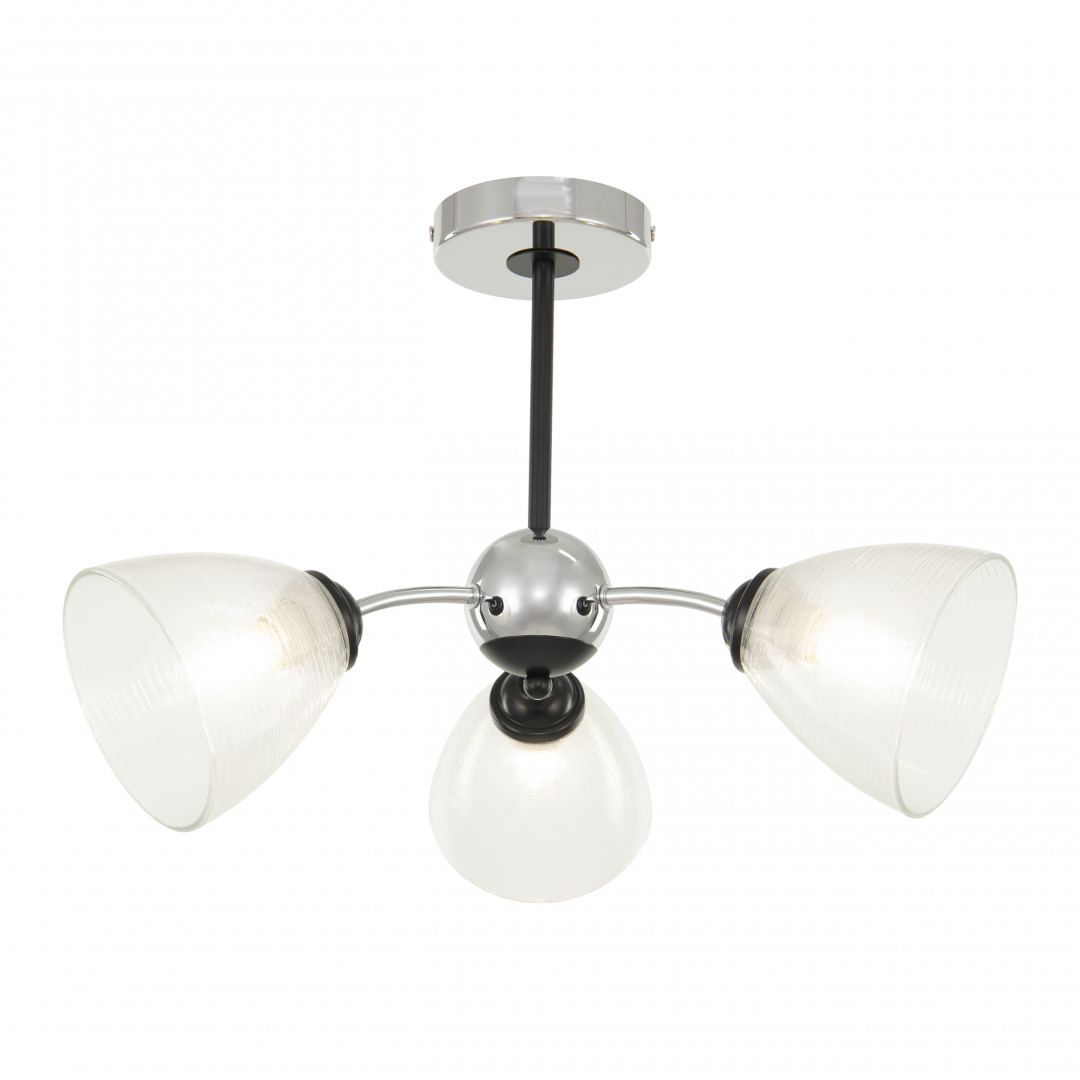 Люстра с плафонами 329007/3 CR.BK Arte Milano