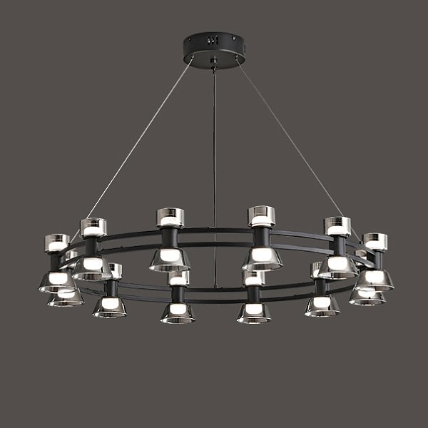 Подвесная люстра BLASIUS D83 Black by ImperiumLoft