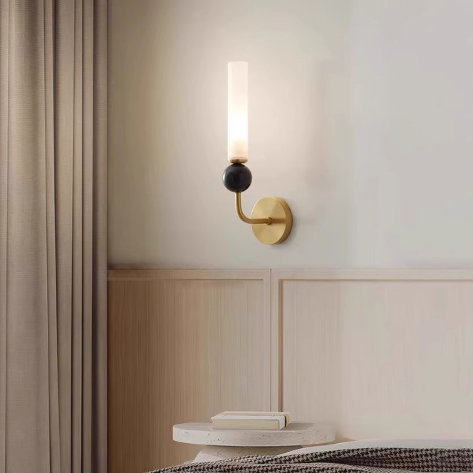 Настенный светильник CYLINDER WALL H36 Brass by ImperiumLoft