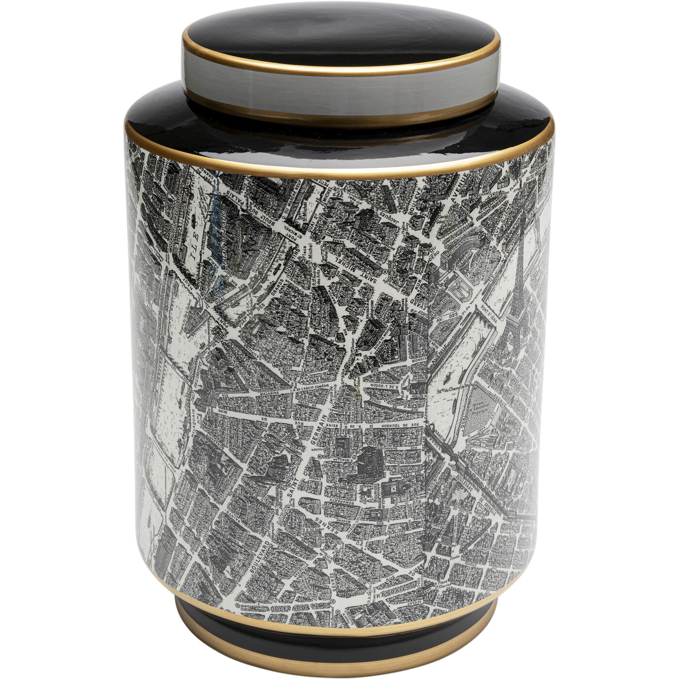 Банка декоративная Streets Of Paris Ø22 см KARE 56185