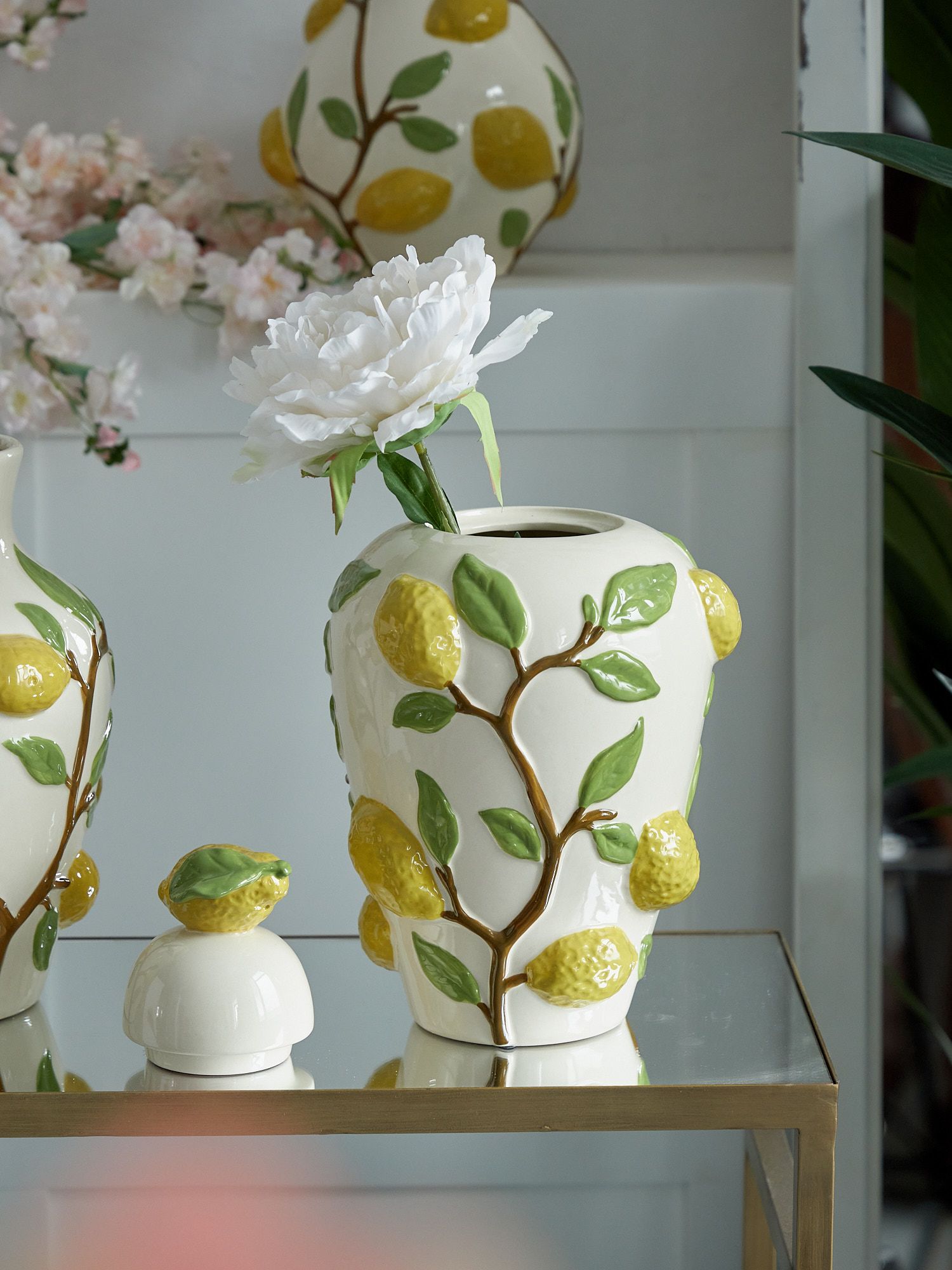 Ваза с лимонами Glasar C5543