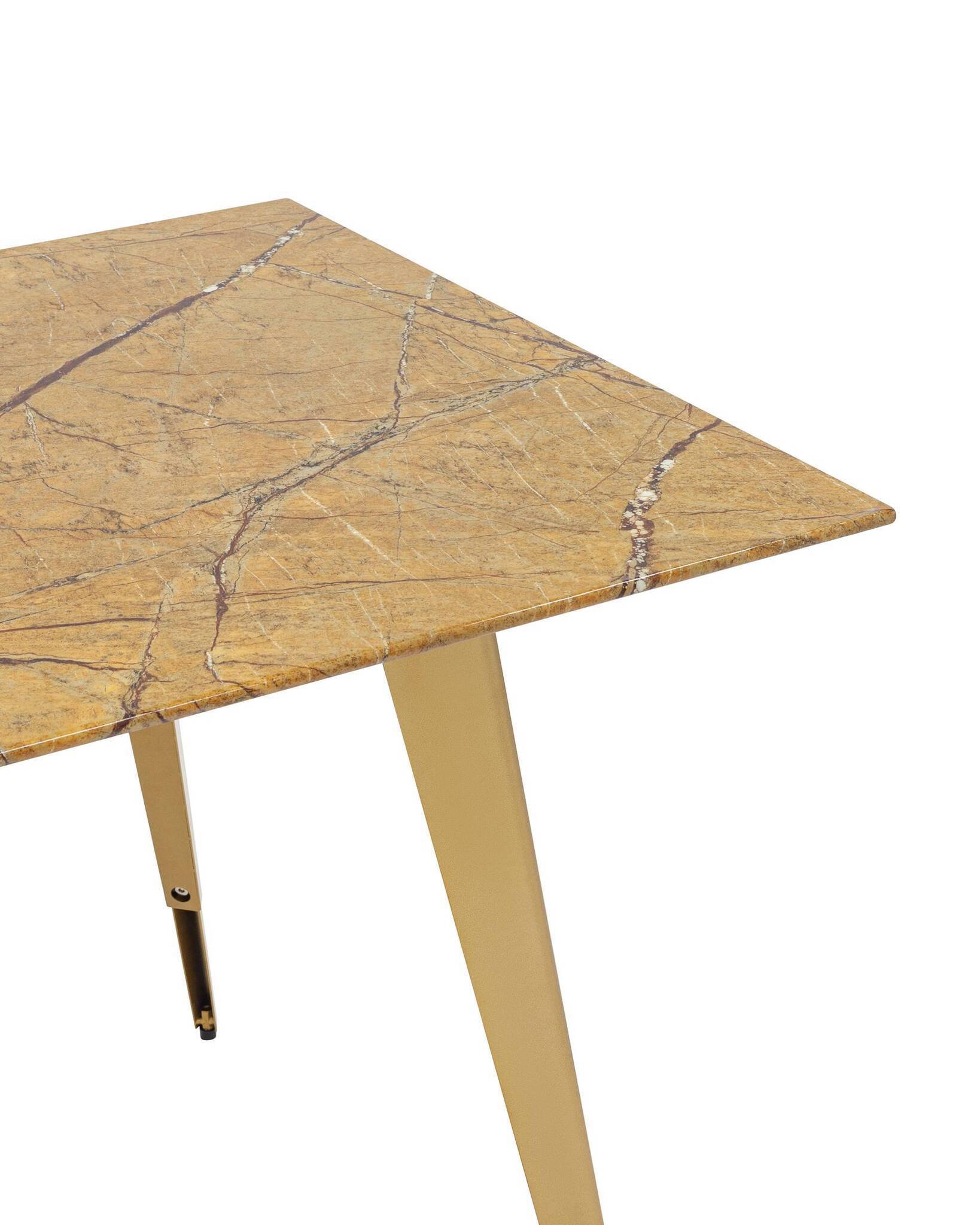 Стол обеденный Ричмонд 120*80 охра стеклянный Stool Group