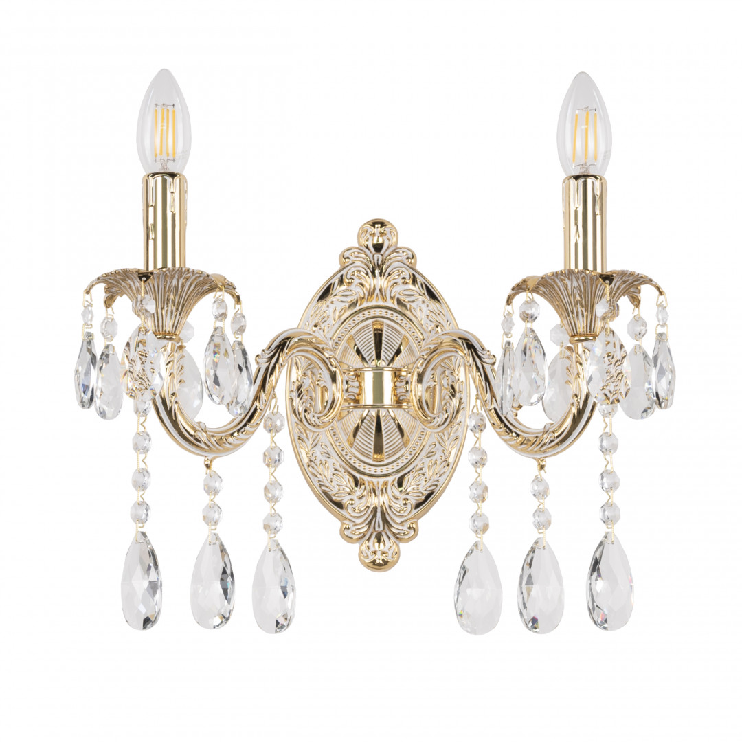 Бра с хрустальными подвесками AL7901B10/2/175 A GW Bohemia Ivele Crystal