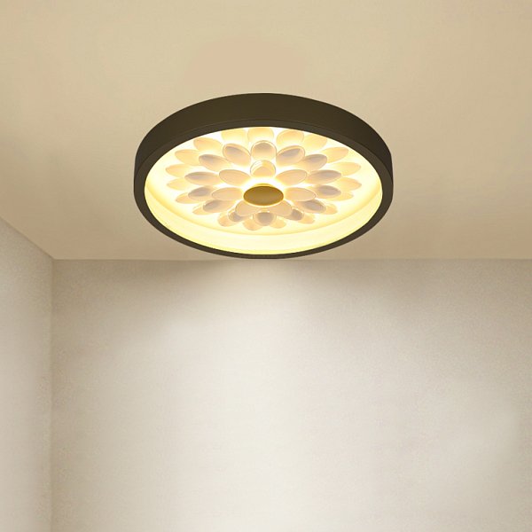 Потолочная люстра PETALS C D45 Black by ImperiumLoft