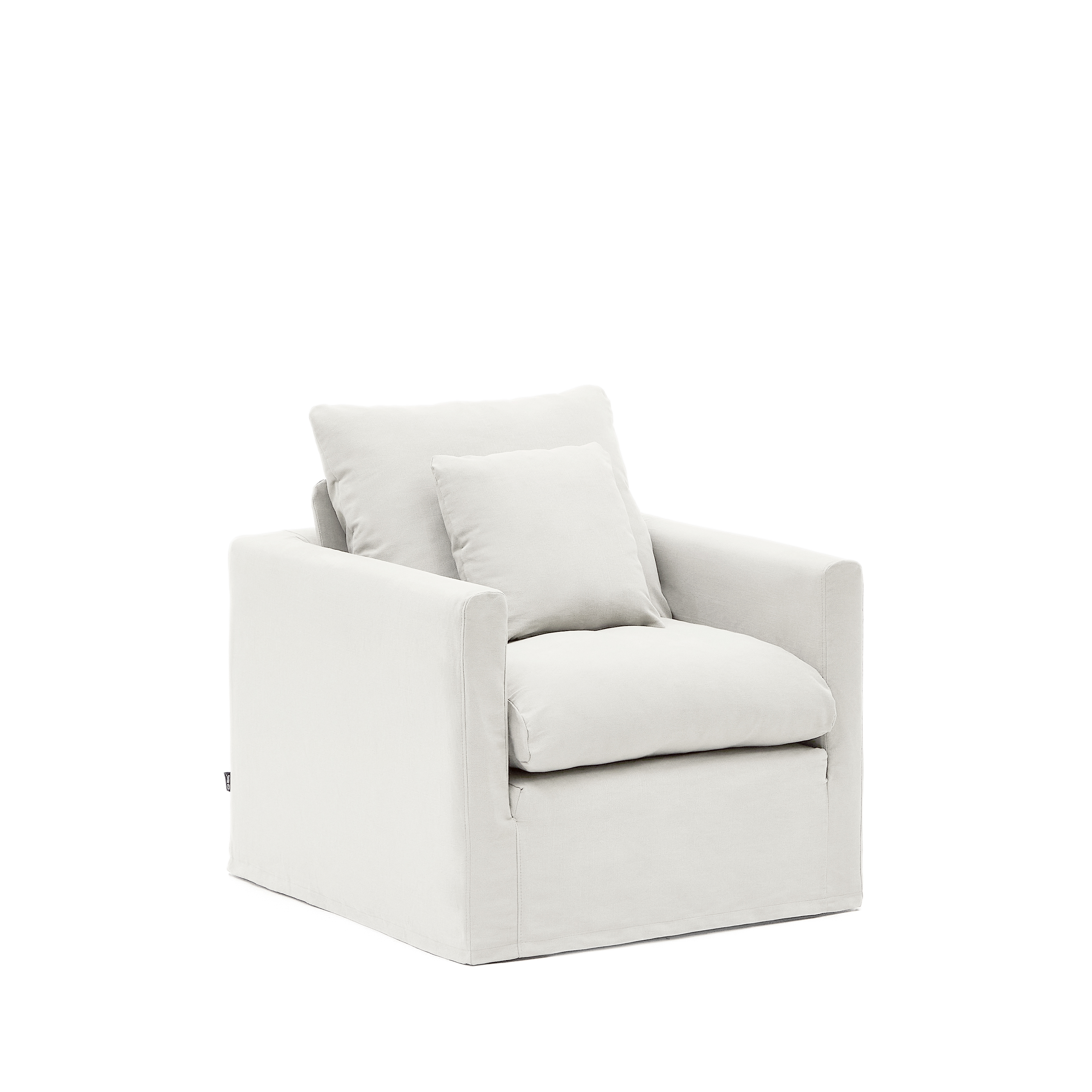 A cover dsigned to keep your Nora armchair in brand-new condition. Made from linen and cotton fabri La Forma 193960
