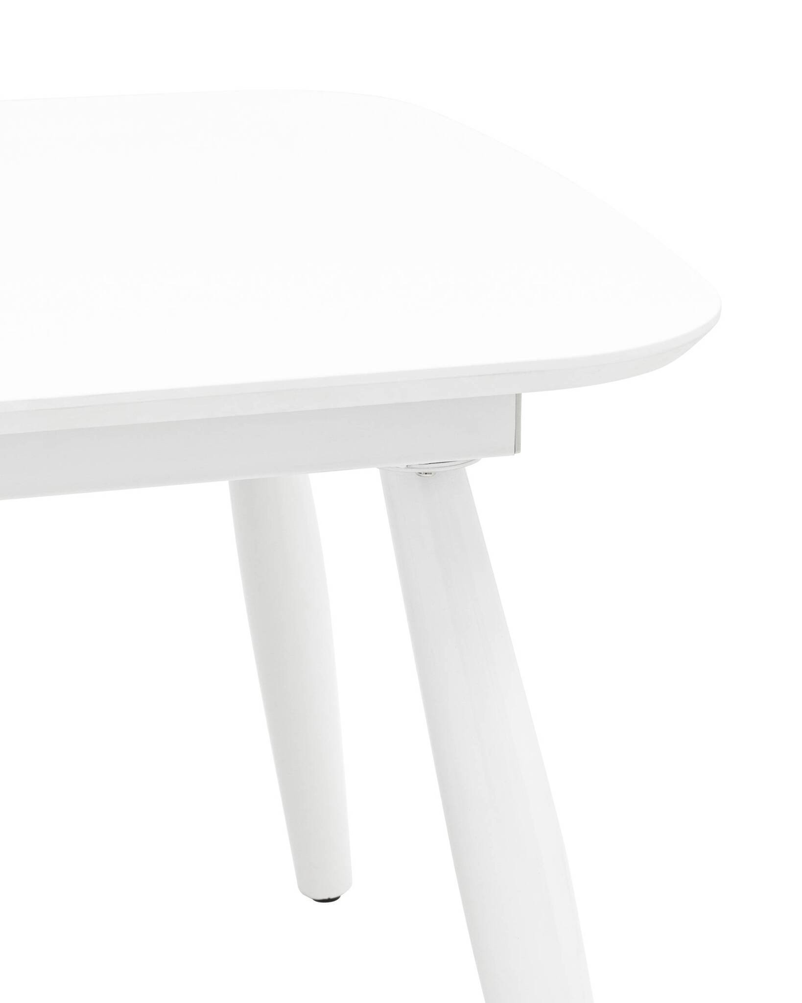 Стол обеденный Чикаго раскладной 120-160*90 белый Stool Group