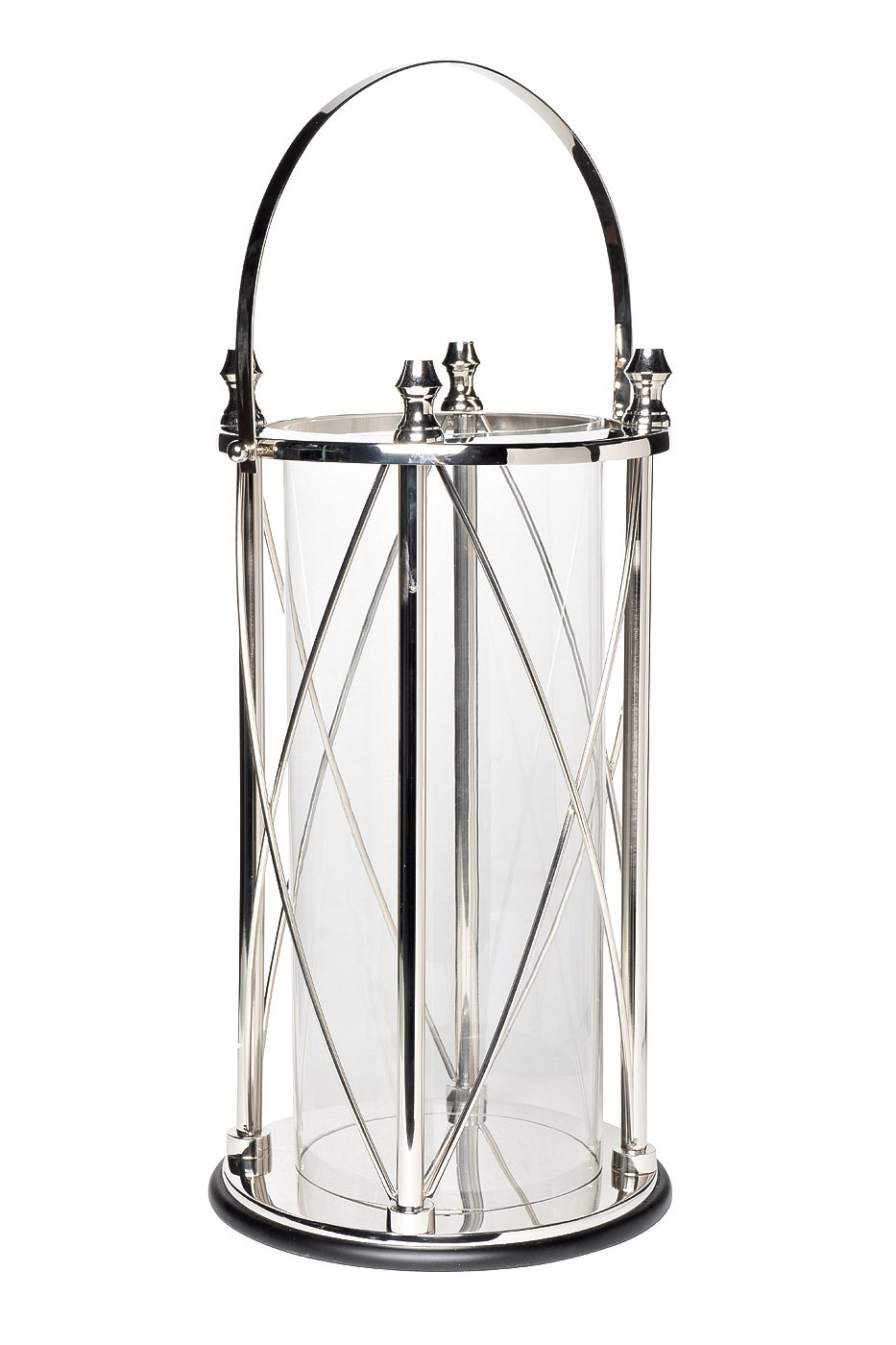 Подсвечник нерж.сталь/стекло Garda Decor 95IM-4590L