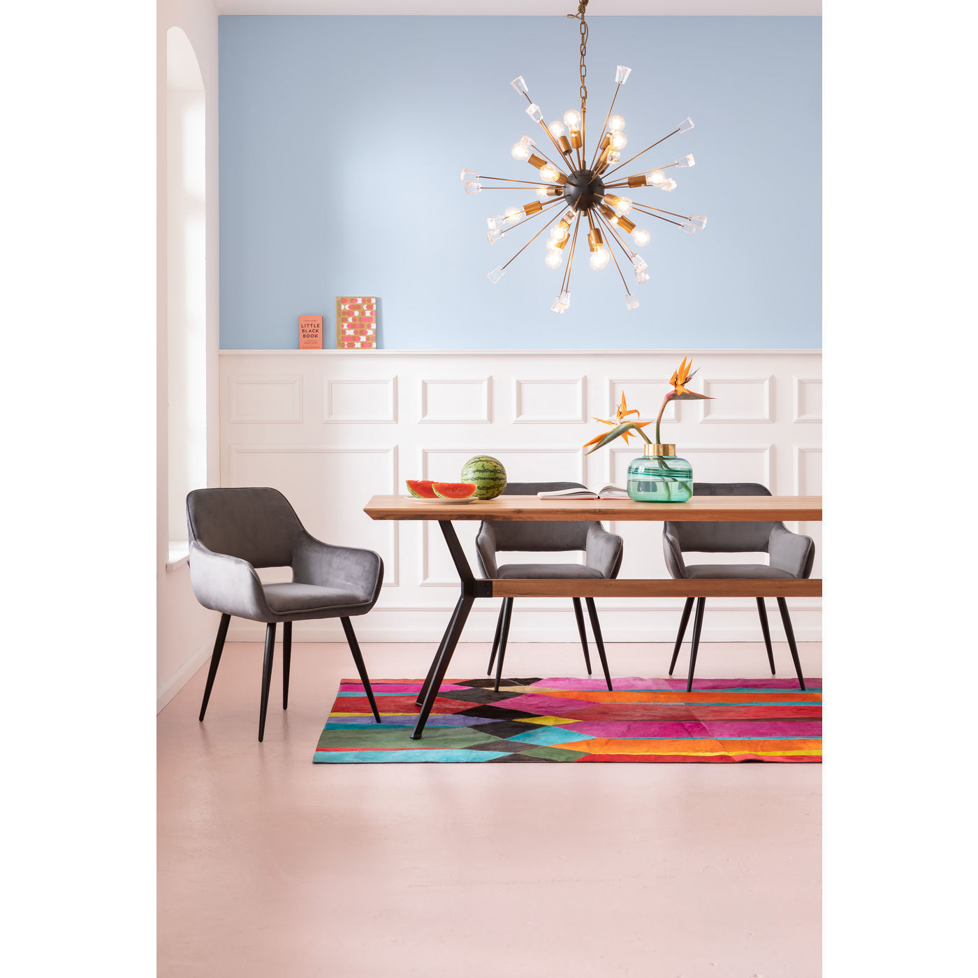 Стул мягкий с подлокотниками San Fransico 83314 KARE