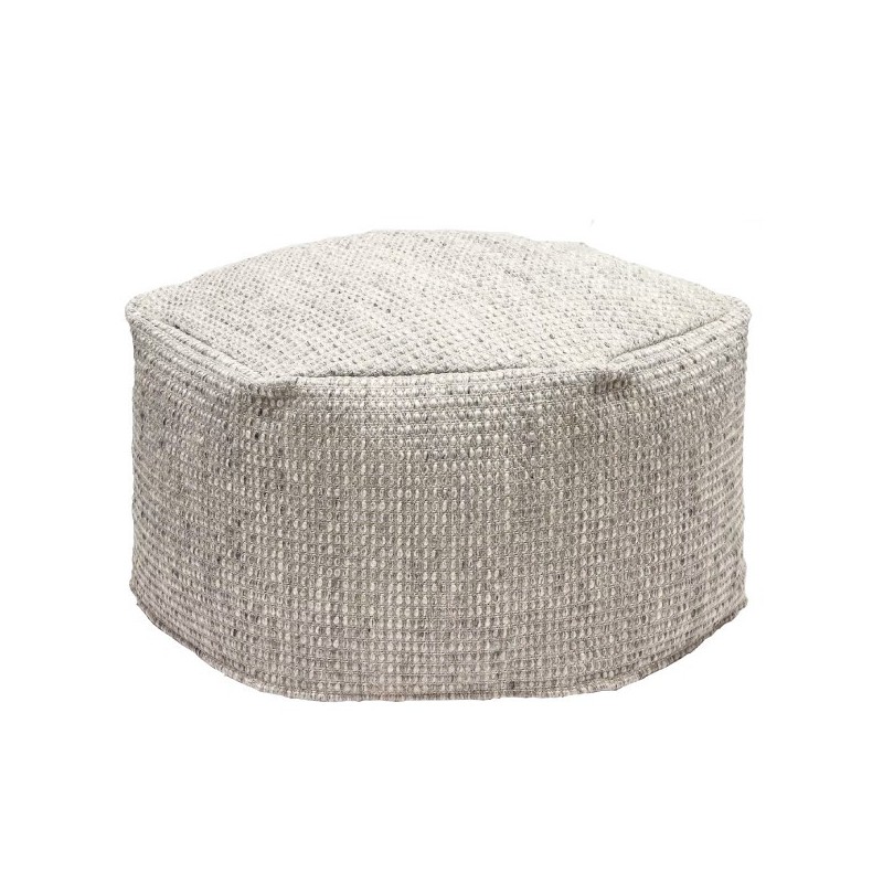 Almadraba Пуф серого цвета 100% ПЭТ 60 x 50 см La Forma (ex Julia Grup)