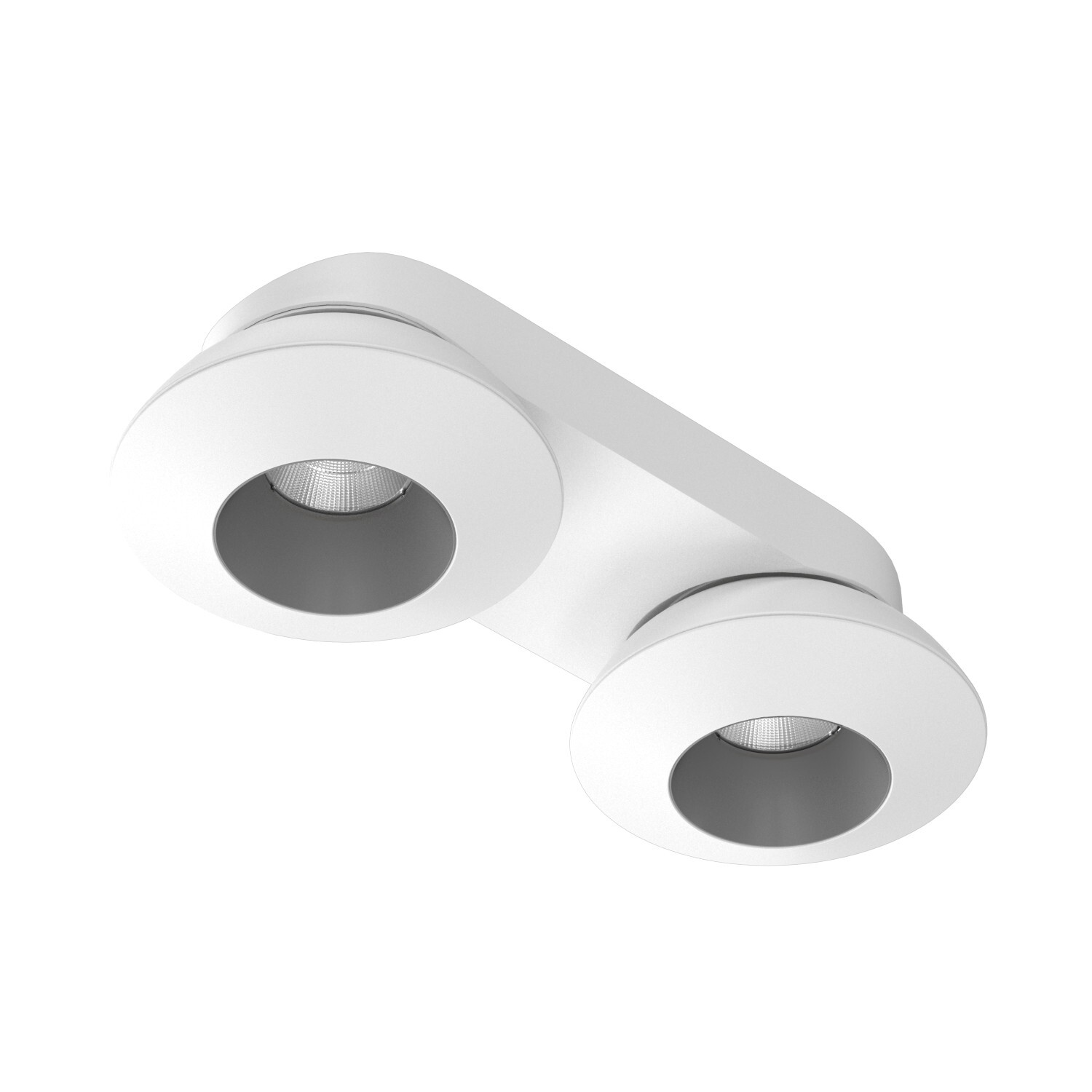 Накладной  светодиодный светильник Ledron KRIS SLIM 2 White-Grey