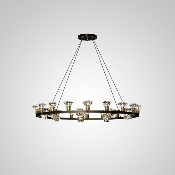 Подвесная люстра KENDRA CH D103 Black Brass by ImperiumLoft