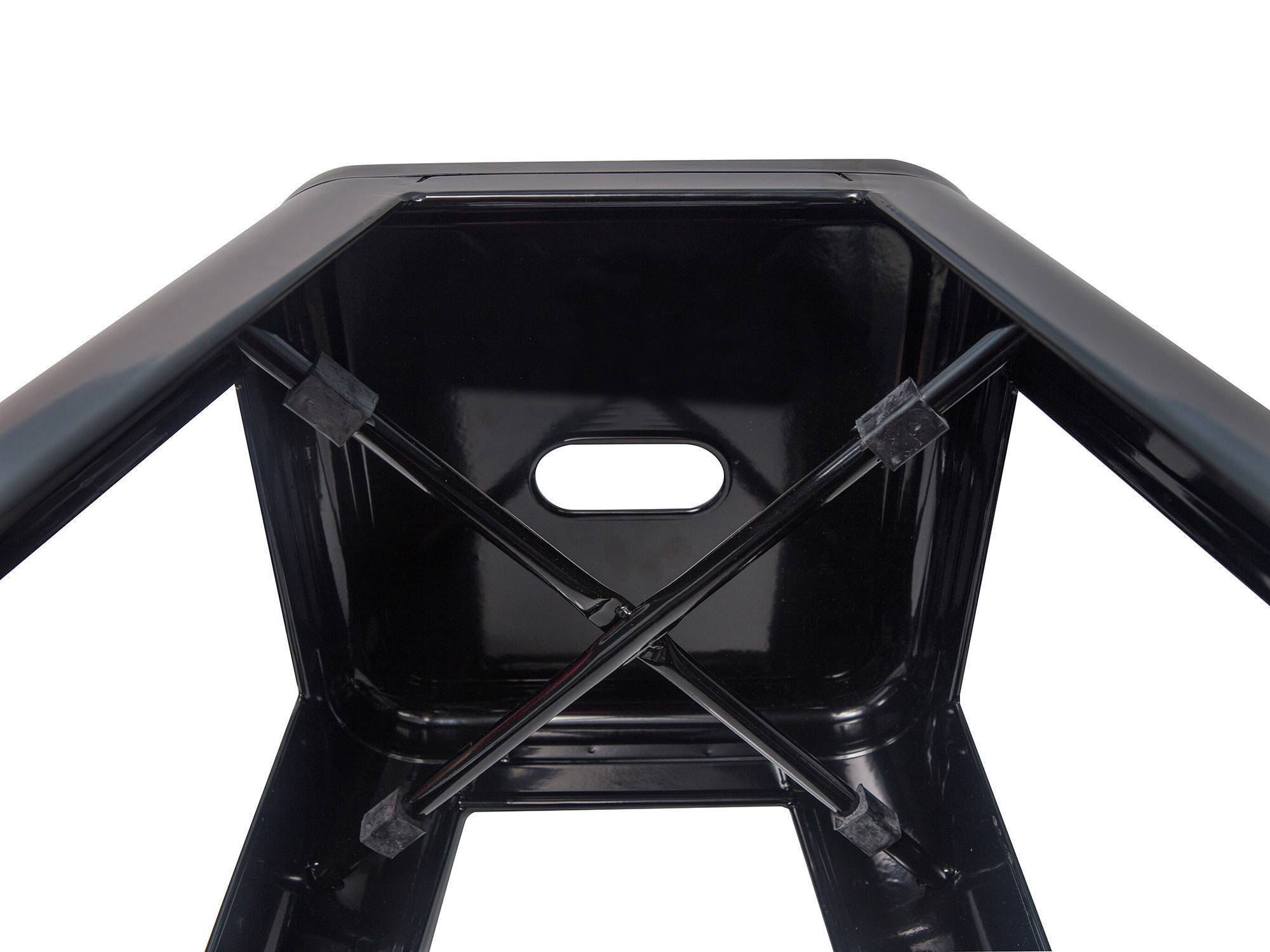 Стул барный TOLIX черный глянцевый Stool Group