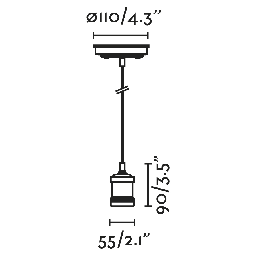 Подвесной светильник Art черный Faro