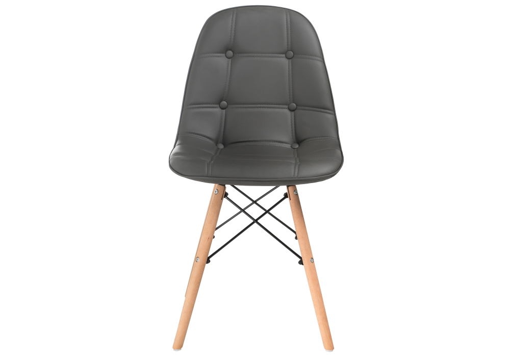 Стул деревянный Woodville Kvadro серый 11733