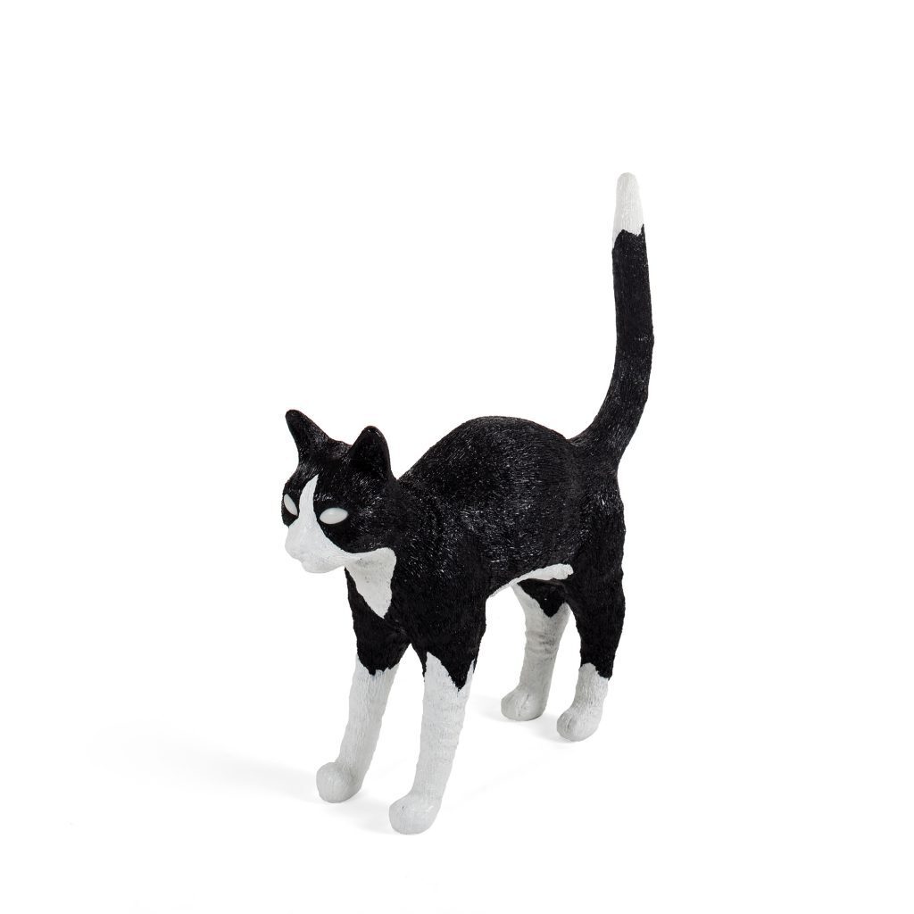 Настольная лампа  Seletti Jobby The Cat Black and White 15042