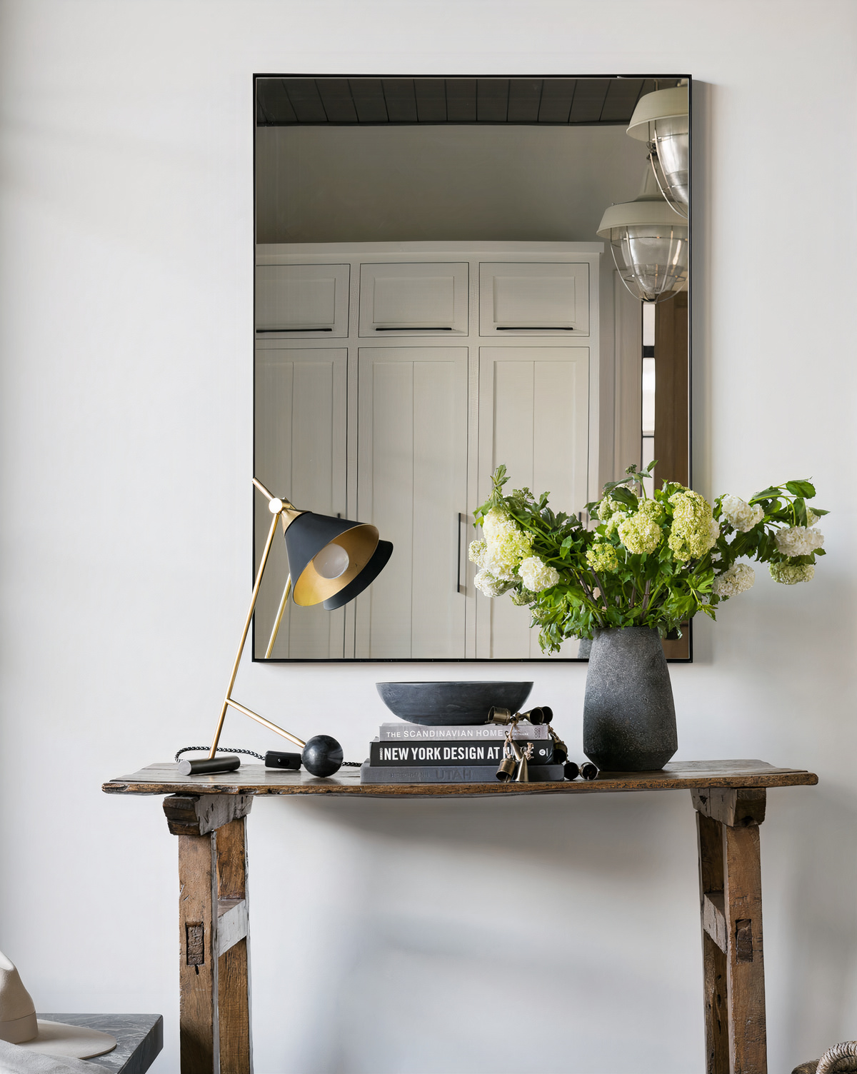 Зеркало в чёрной раме Ноулз Louvre Home LHDWM8531ZYH-black