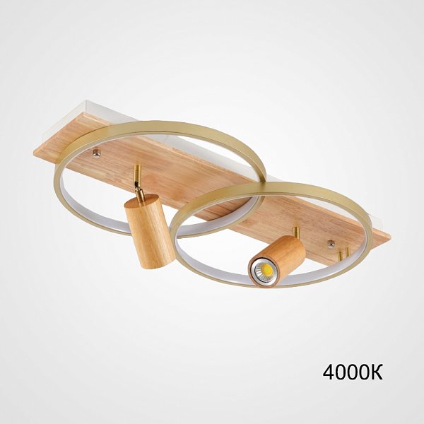 Потолочный светильник DIDRIKA L45 Light Brown 4000К by ImperiumLoft