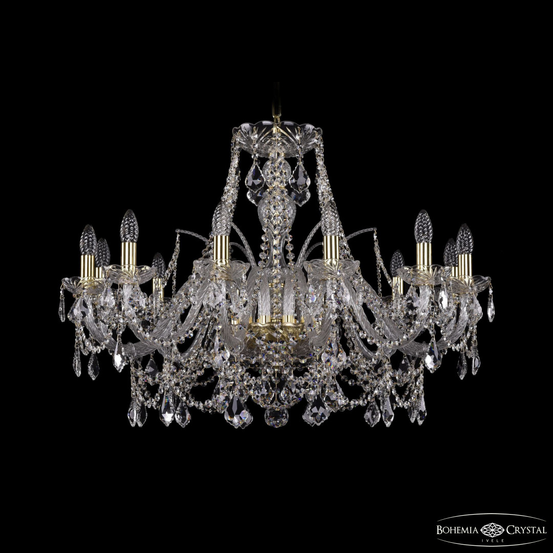 Люстра хрустальная 1411/12/300 G Leafs