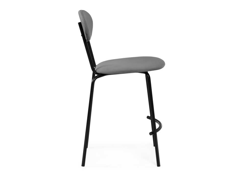 Барный стул Woodville Коумо катания сильвер / черный матовый 516471