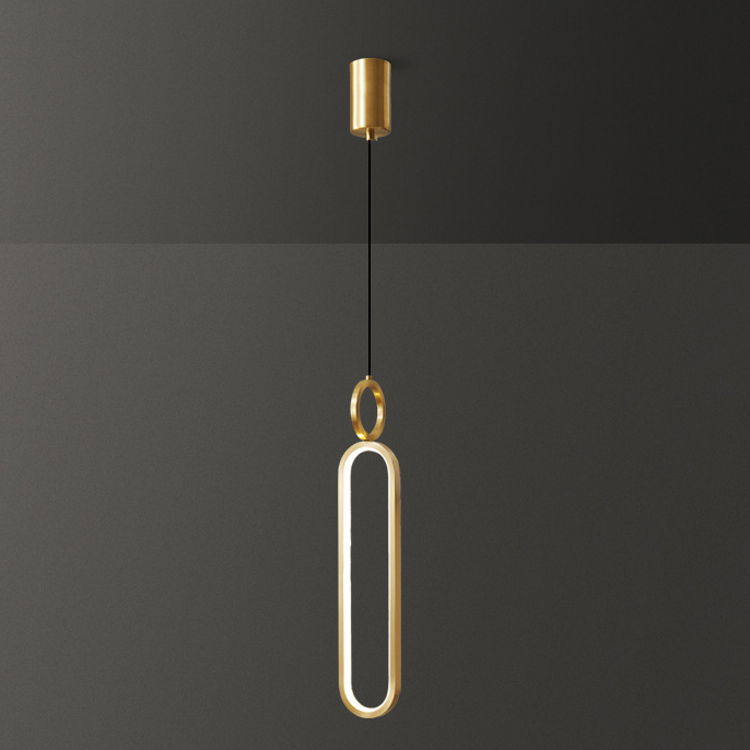 Подвесной светильник BERGEN B Black Brass by ImperiumLoft