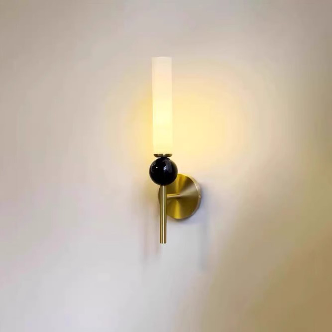Настенный светильник CYLINDER WALL H38.5 Brass by ImperiumLoft
