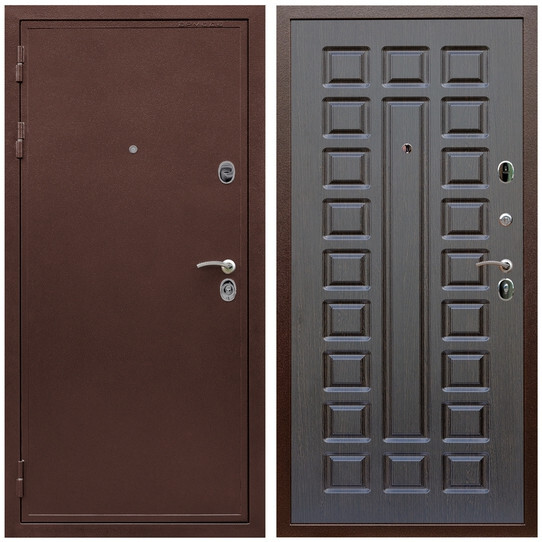 Дверь входная Graf Престиж Антик медь / МДФ 16 мм ФЛ-183 Венге