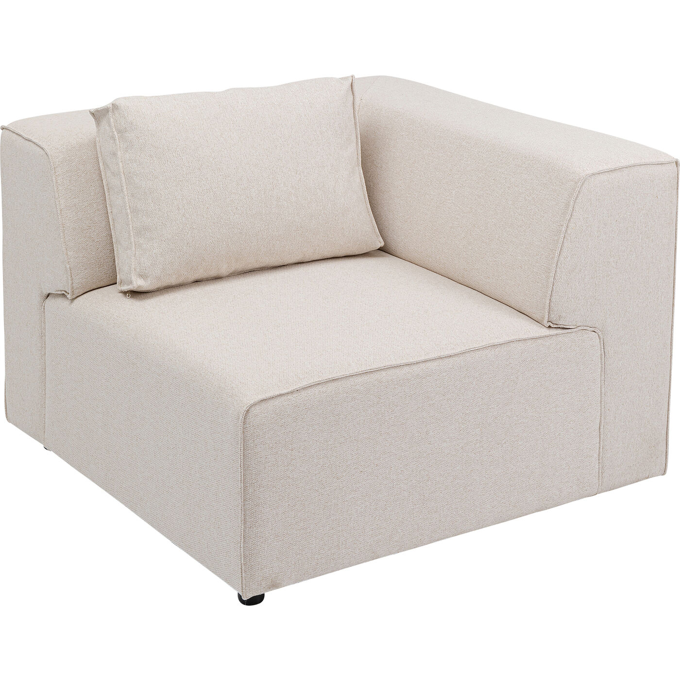 Угловой элемент дивана левосторонний Infinity Corner 100 Elements Cream Left KARE 86258