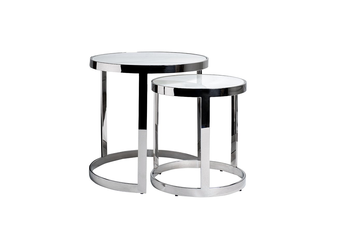 Набор из 2х журнальных столиков Garda Decor 47ED-ET081S