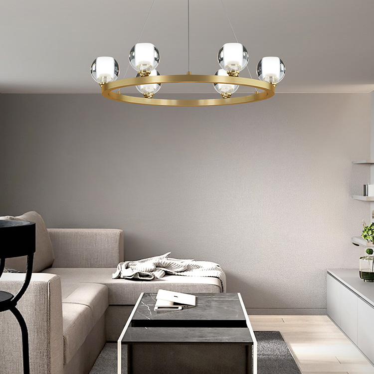 Подвесная люстра ILIANA CH D60 Brass by ImperiumLoft