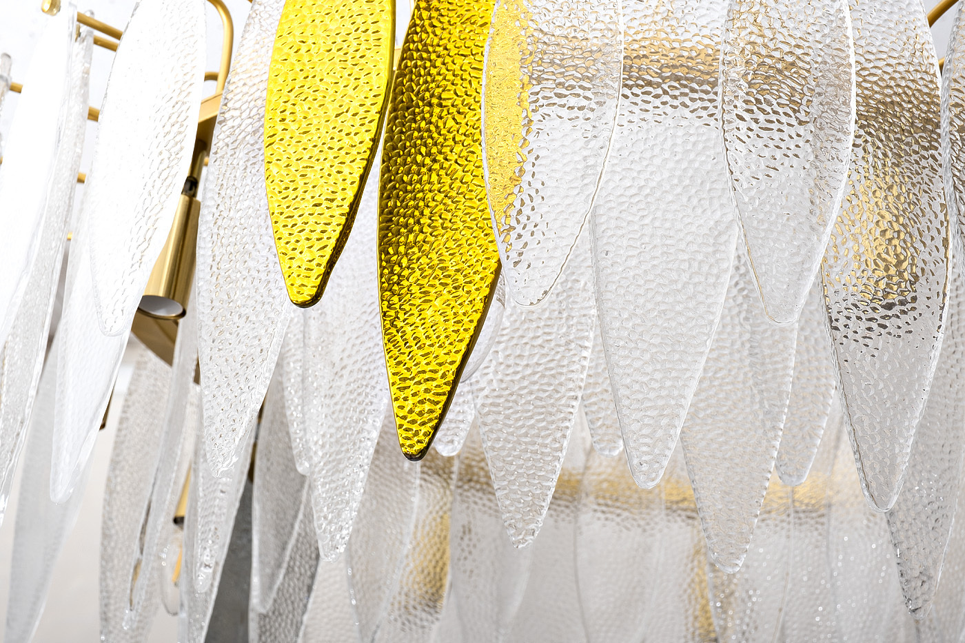 Люстра Venetto стеклянная/золото Garda Decor K2FTB010R-80A