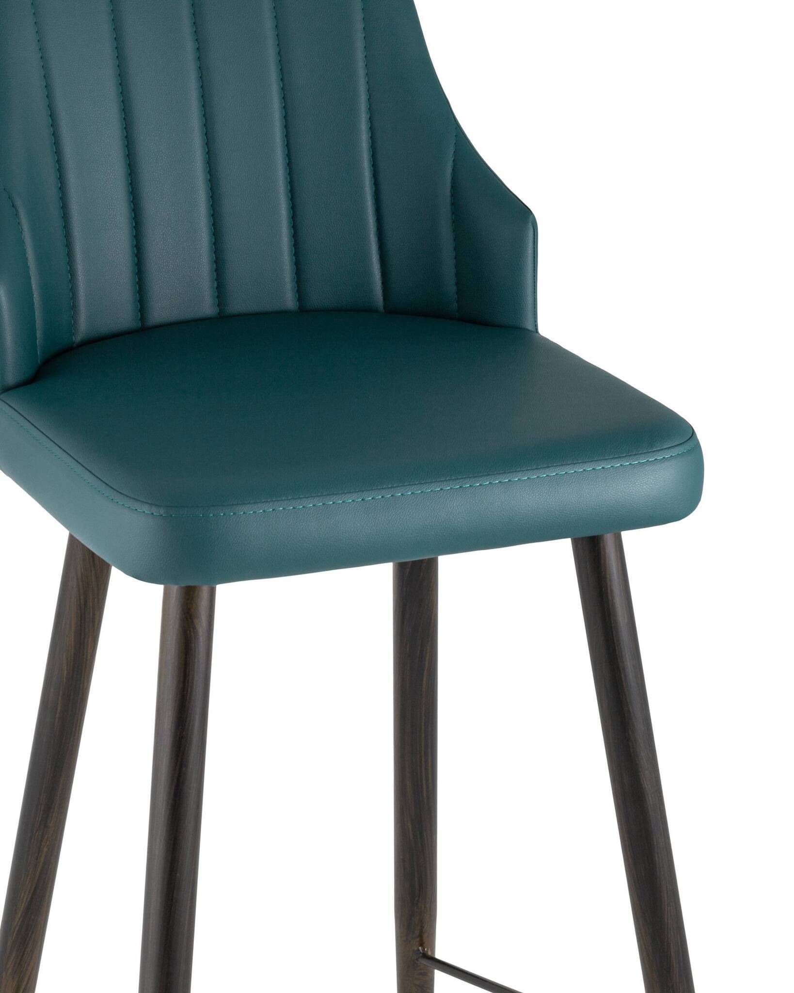 Стул барный Коналл экокожа темно-синий Stool Group