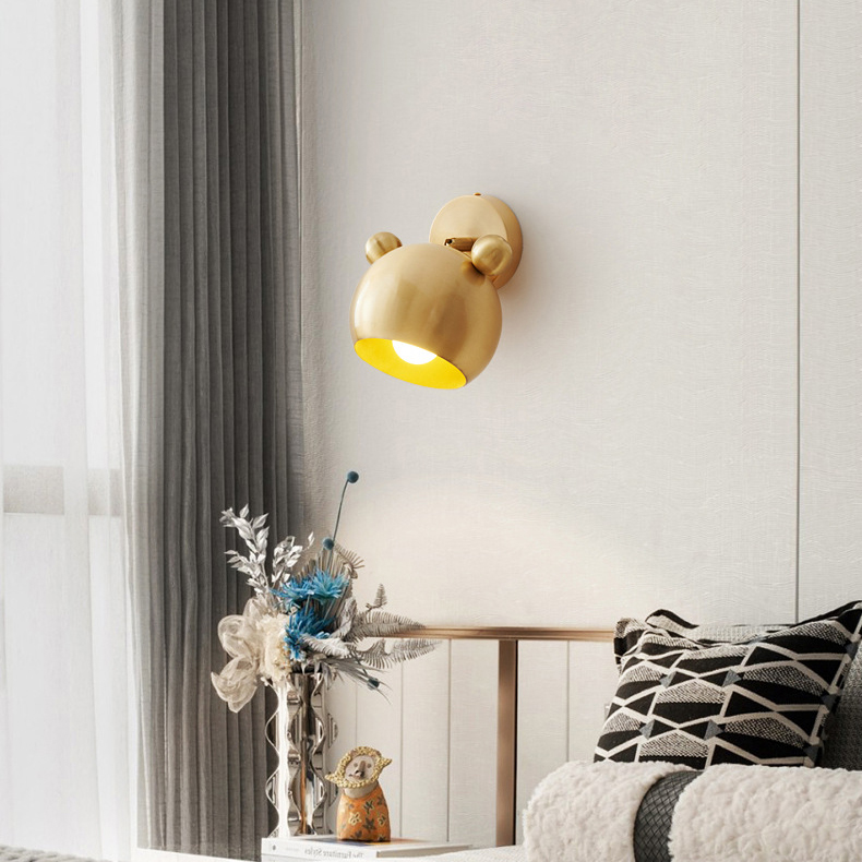 Настенный светильник BEAR W Black by ImperiumLoft