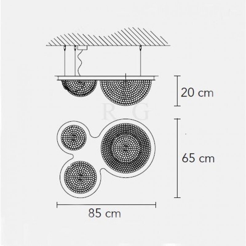 Подвесной светильник Masiero Bool S3 G