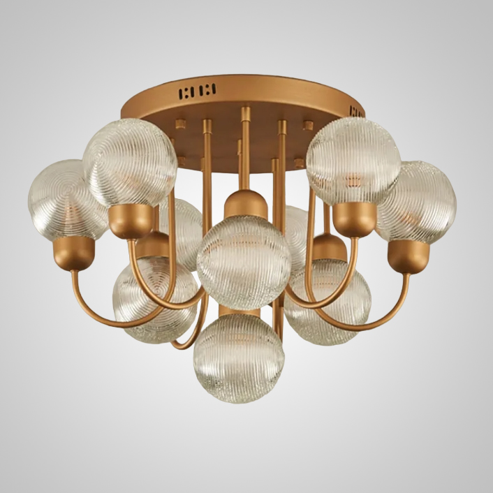 Люстра на штанге DUM L10 Transparent by ImperiumLoft