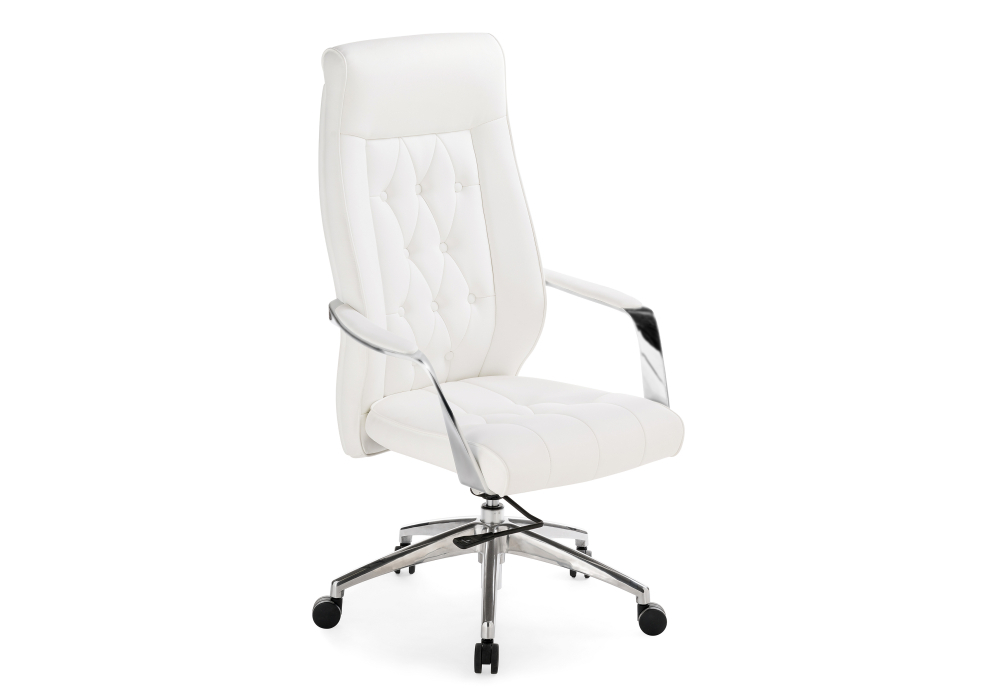 Стул Woodville Sarabi white / satin chrome 15424