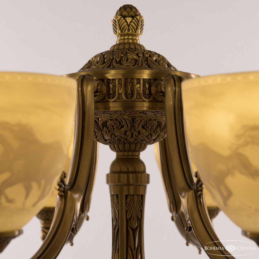 Торшер бронзовый 72009T/8/210 FP P1 U Horse