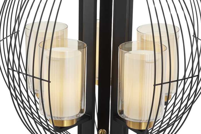 Подвесная люстра Lumina Deco LDP 1245-5 BK+MD