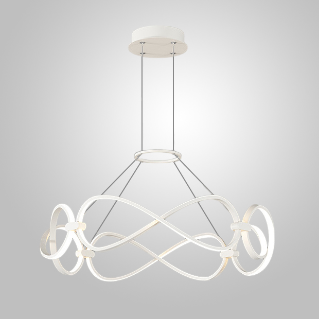 Подвесная люстра FORLI BW D60 White by ImperiumLoft